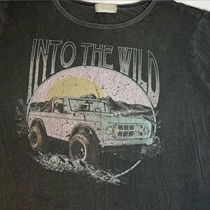 Cropped Tee - Jeep Shirt
